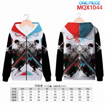 One Piece zipper Patch pocket Coat Hoodie