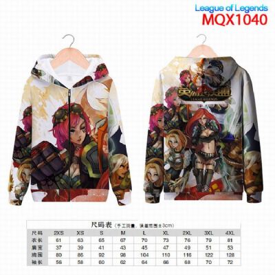 League of Legends zipper Coat Hoodie