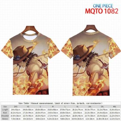 One Piece full color short sleeve t-shirt
