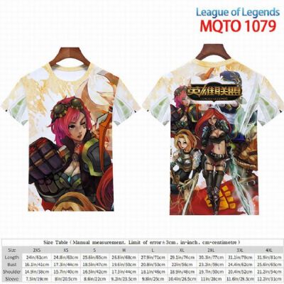 League of Legends full color short sleeve t-shirt 