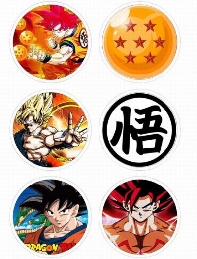 dragon ball anime brooch