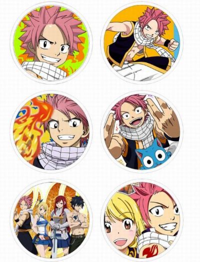 fairy tail anime brooch