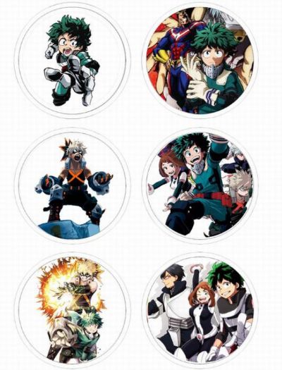 My Hero Academia Anime brooch