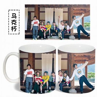 BTS Collective White Water mug color changing cup 