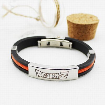 Dragon Ball anime titanium steel silicone bracelet