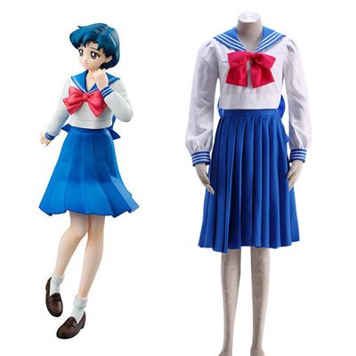 Sailor Moon Crystal Mercury Mizuno Ami Long Sleeve