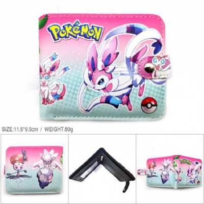 Pokemon Sylveon Full color short Snap button Walle
