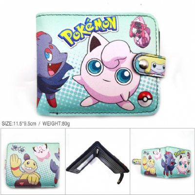 Pokemon Jigglypuff Full color short Snap button Wa