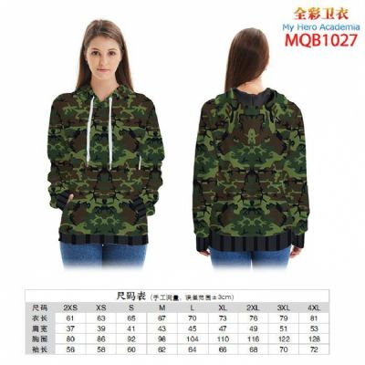 My Hero Academia Full color zipper hooded Coat Hoo