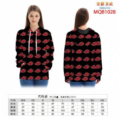 Maruto Full color zipper hooded Patch pocket Coat