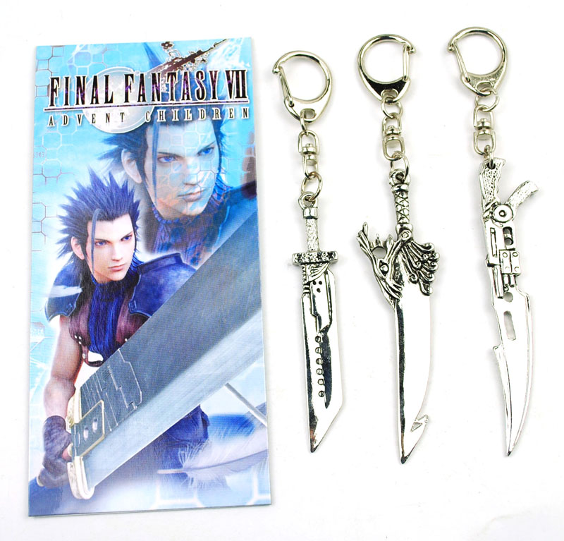 Final Fantasy anime keychain set