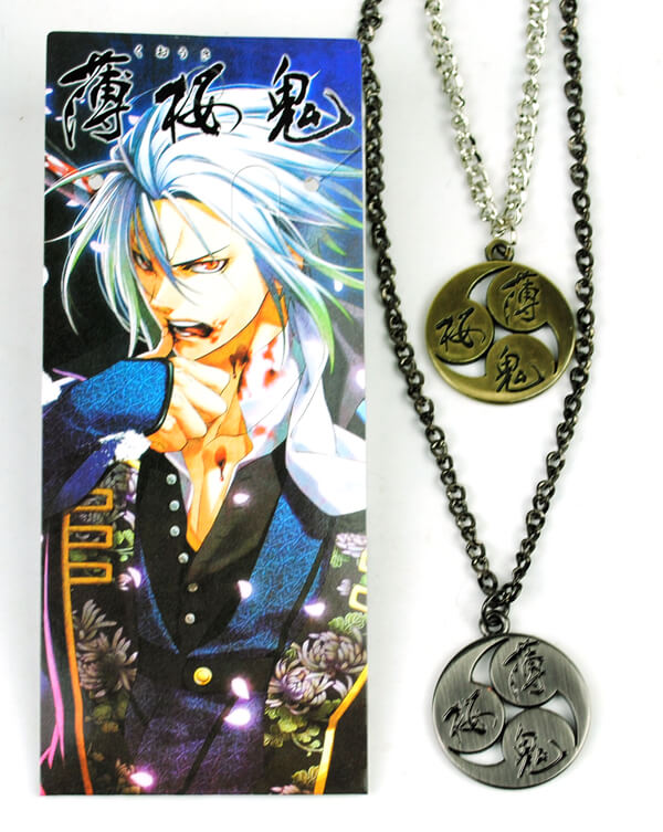 Hakuouki anime necklace