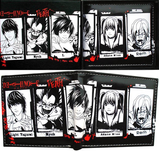 Death note anime wallet