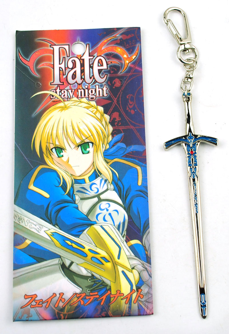 Fate stay night anime keychain