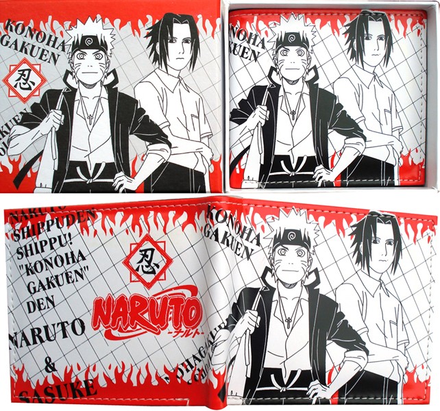 naruto anime wallet