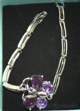 Loveless Purple diamond waist chain