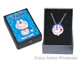 Doraemon brooch necklace(blue)