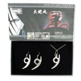 naruto anime earing and necklace