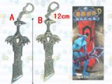 warcraft anime keychain