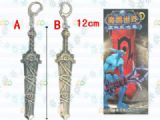 warcraft anime keychain