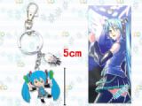 Miku anime keychain