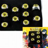 naruto anime ring set