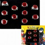 naruto anime ring set