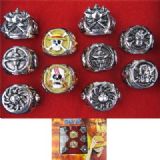 one piece anime ring set