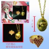shugo chara anime ring and necklace