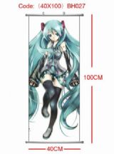 miku.hatsune anime wallscroll