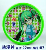 miku.hatsune anime clock