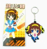 suzumiya haruhi anime keychain