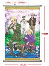 hetalia anime wallscroll