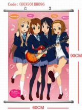 k-on! anime wallscroll