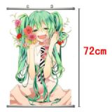 miku.hatsune anime wallscroll