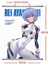 eva anime wallscroll