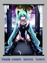 miku.hatsune anime wallscroll