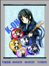 k-on! anime wallscroll