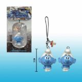 smurfs anime phonestrap