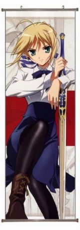 fate anime wallscroll