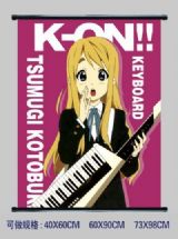 k-on! anime wallscroll