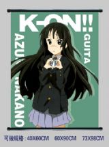 k-on! anime wallscroll