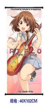 k-on! anime wallscroll