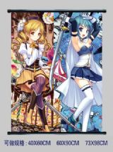 magical girl anime wallscroll