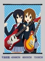 k-on! anime wallscroll