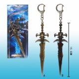 world of warcraft anime keychain