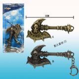 world of warcraft anime keychain