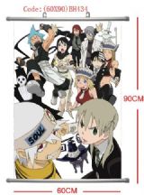 soul eater anime wallscroll