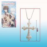 vampire anime necklace