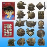 detective conan anime brooch